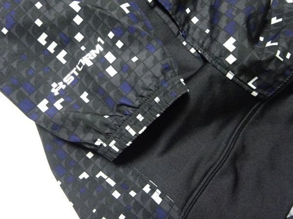 * хорошая вещь! Under Armor * тонкий Zip жакет SM/ чёрный UNDERARMOUR мужской спорт одежда джерси блузон джемпер 