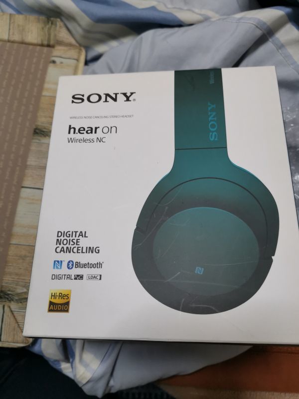 Sony NC MDR-100ABN Wireless Noise Canceling Headphones, h.ear on Wireless_画像2