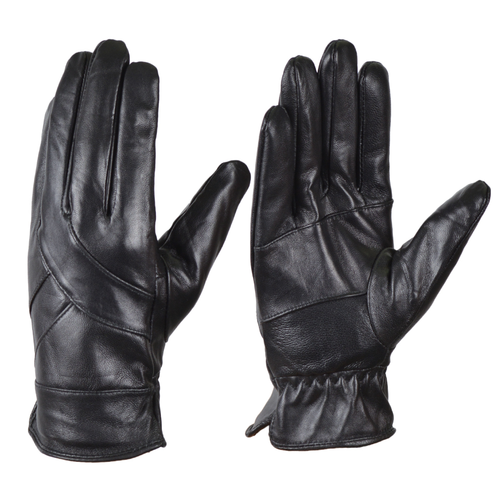  free shipping!! ram leather leather gloves M size black *TB-019-M* new goods woman lady's woman sheep leather leather gloves black recommendation warm original leather protection against cold Z2