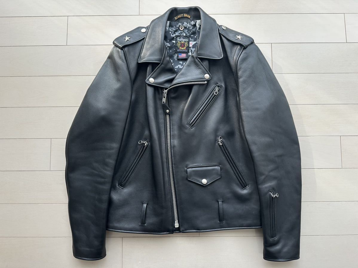SOPH NET. Schott ONE STAR ライダースジャケット サイズL 40 ソフ