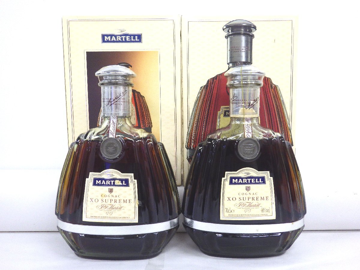 古酒 未開栓 2本セット MARTELL マーテル XO SUPREME スプリーム