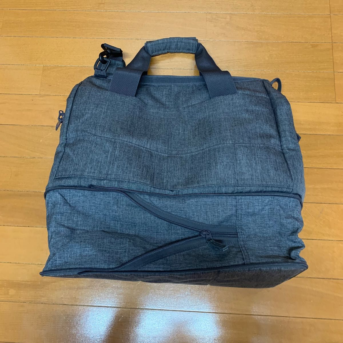 無印良品「荷物の量で広げられるボストンバッグ」撥水 廃盤品 無印良品「荷物の量で広げられるボストンバッグ」撥水 廃盤品