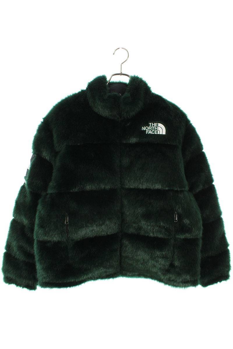 シュプリーム SUPREME ノースフェイス 20AW Faux Fur Nuptse Jacket サイズ:M フェイクファーヌプシダウンジャケット 中古 NO05