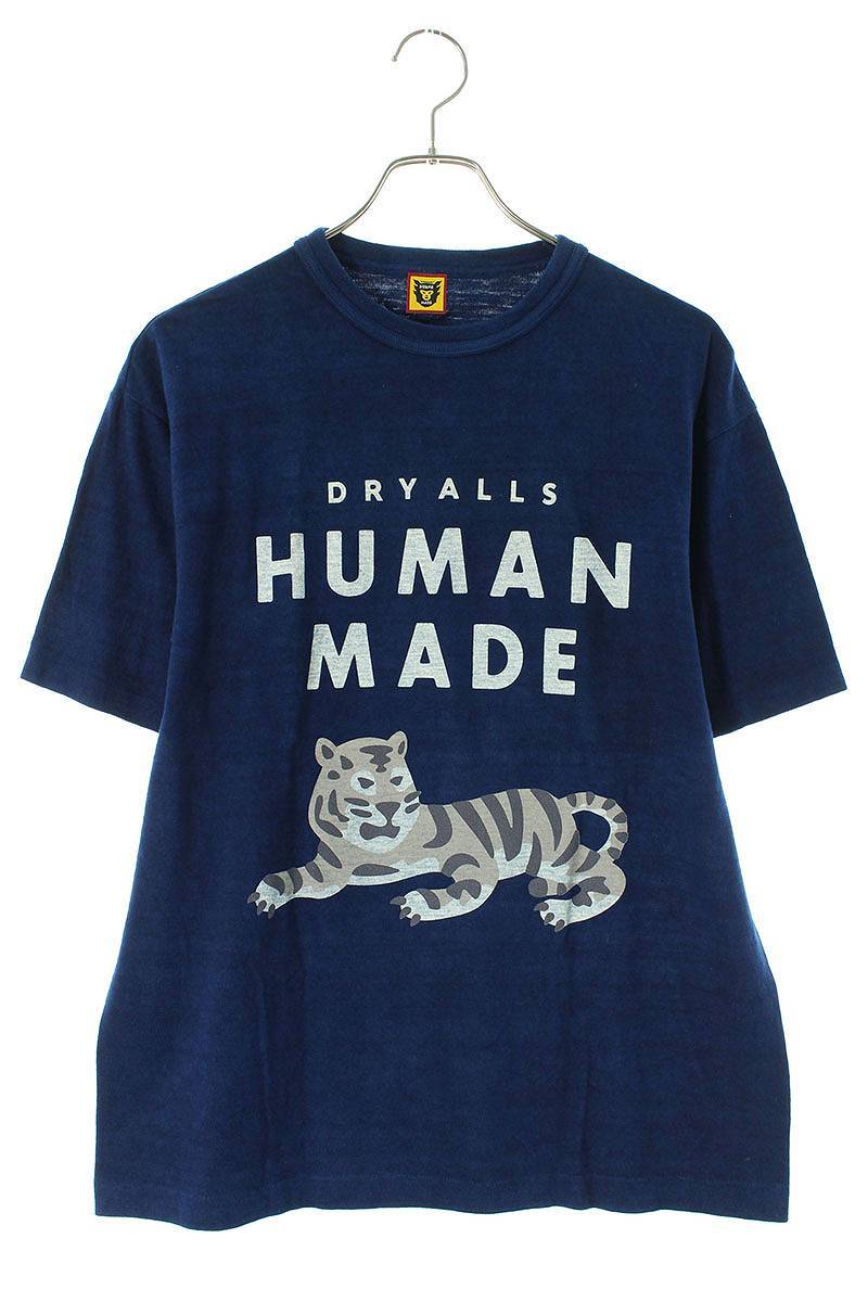 新品 HUMAN MADE ヒューマンメイド インディゴ Tシャツ L www