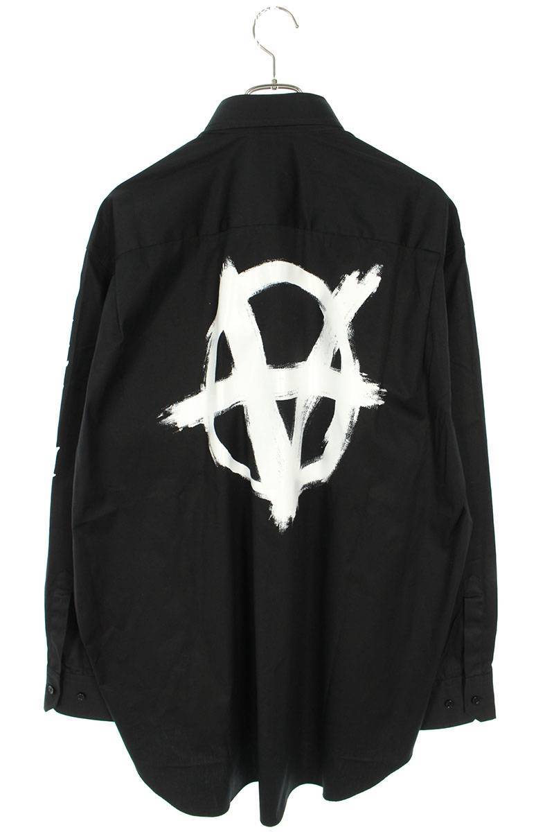 ヴェトモン VETEMENTS サイズ:M 【23SS【UE63SH171Bダブルアナーキー長袖シャツ 新古品 SJ02_画像2