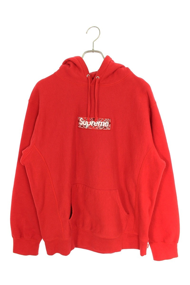 シュプリーム SUPREME 19AW Bandana Box Logo Hooded Sweatshirt 