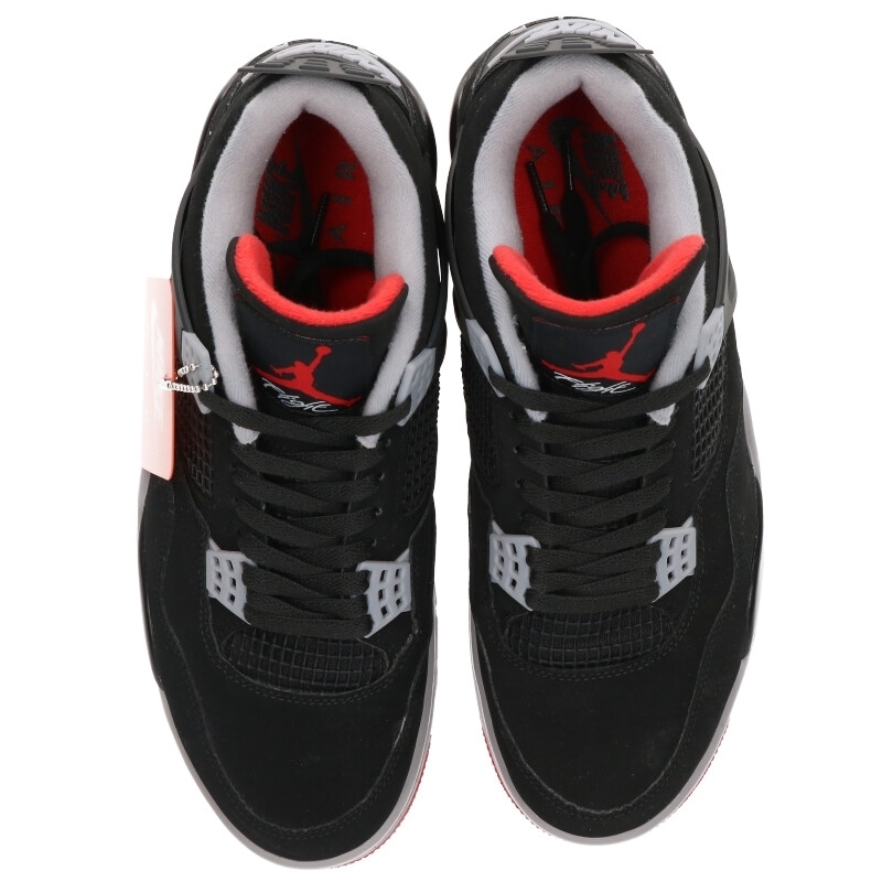 ナイキ NIKE AIR JORDAN 4 RETRO BRED 308497-060 サイズ:27.5cm エア
