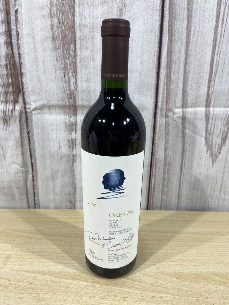 1円～【未開封】OPUS　ONE　オーパスワン　2019年　赤ワイン　アメリカ　内容量：750ml　アルコール13.5％　ワイン　21954