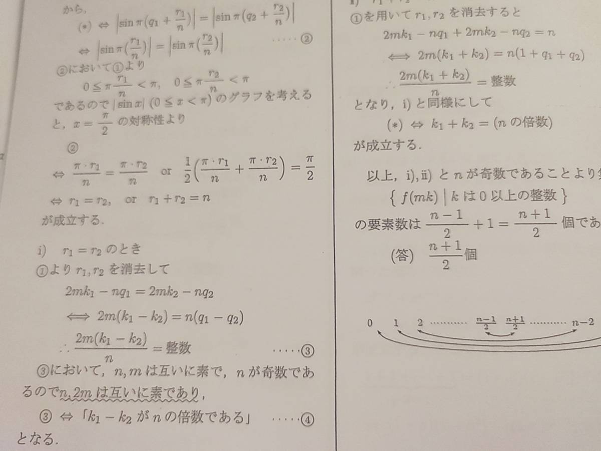 駿台　20年度最新版　三森司先生　通期・春期・夏期　高３エクストラ数学　プリント・板書　フルセット　河合塾　鉄緑会　Z会　東進 　SEG _画像6