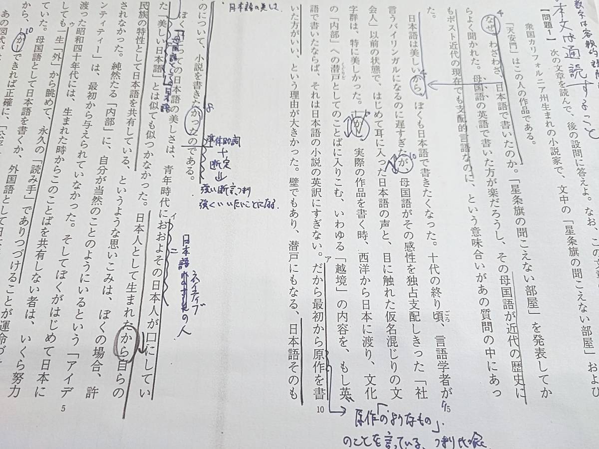 駿台　中野芳樹先生　20年通期　東大現代文　テキスト・板書　フルセット　最上位SSクラス　河合塾　駿台　鉄緑会　Z会　東進 　SEG