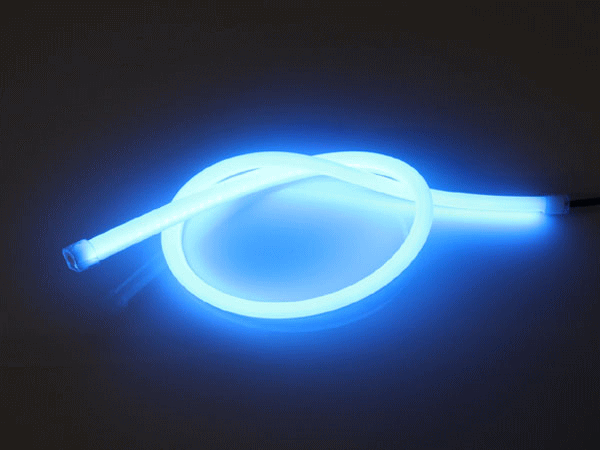 LED シリコンチューブ 60cm ２本セット　青　ブルー