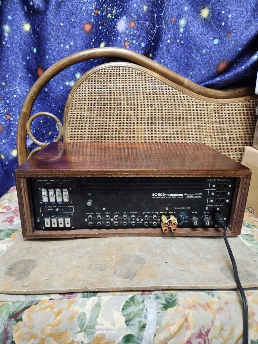 レアマジ綺麗!レストア整備済極上超美品!LUXMANプリメインアンプSQ