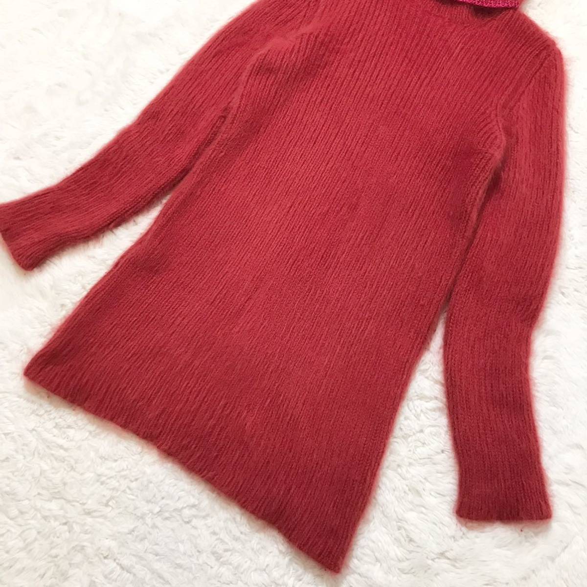 ボッテガヴェネタ 肉厚カシミヤ ニットチュニック 定期入れの セール