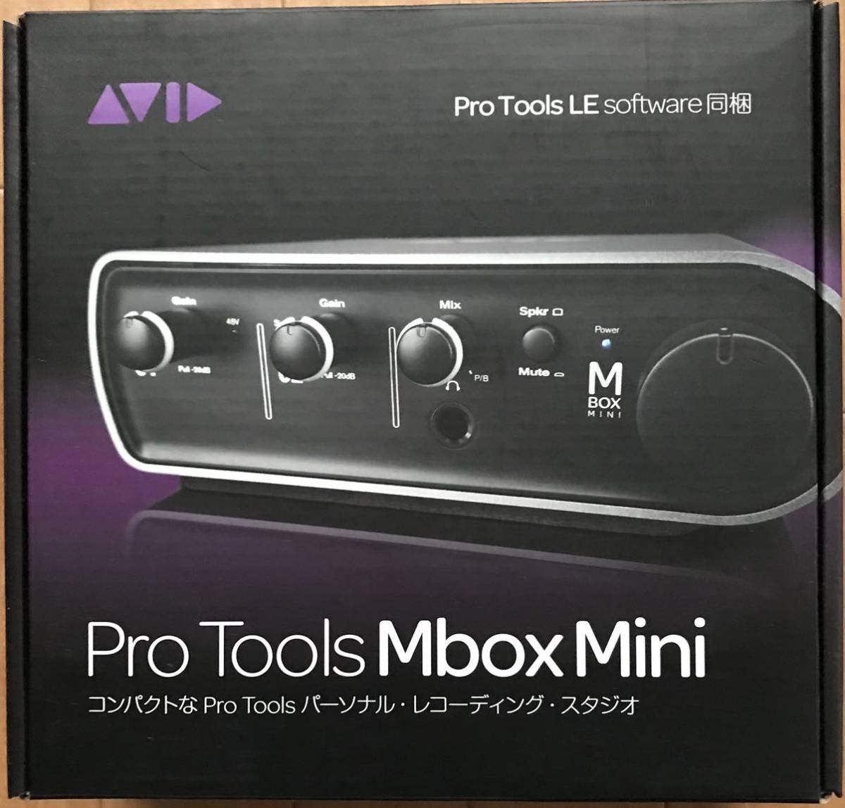 【ワンオーナー Avid】Pro Tools Mbox Mini (アビッド、プロツールス、オーディオインターフェイス)(攻略ガイド、接続ケーブル付き)_画像1