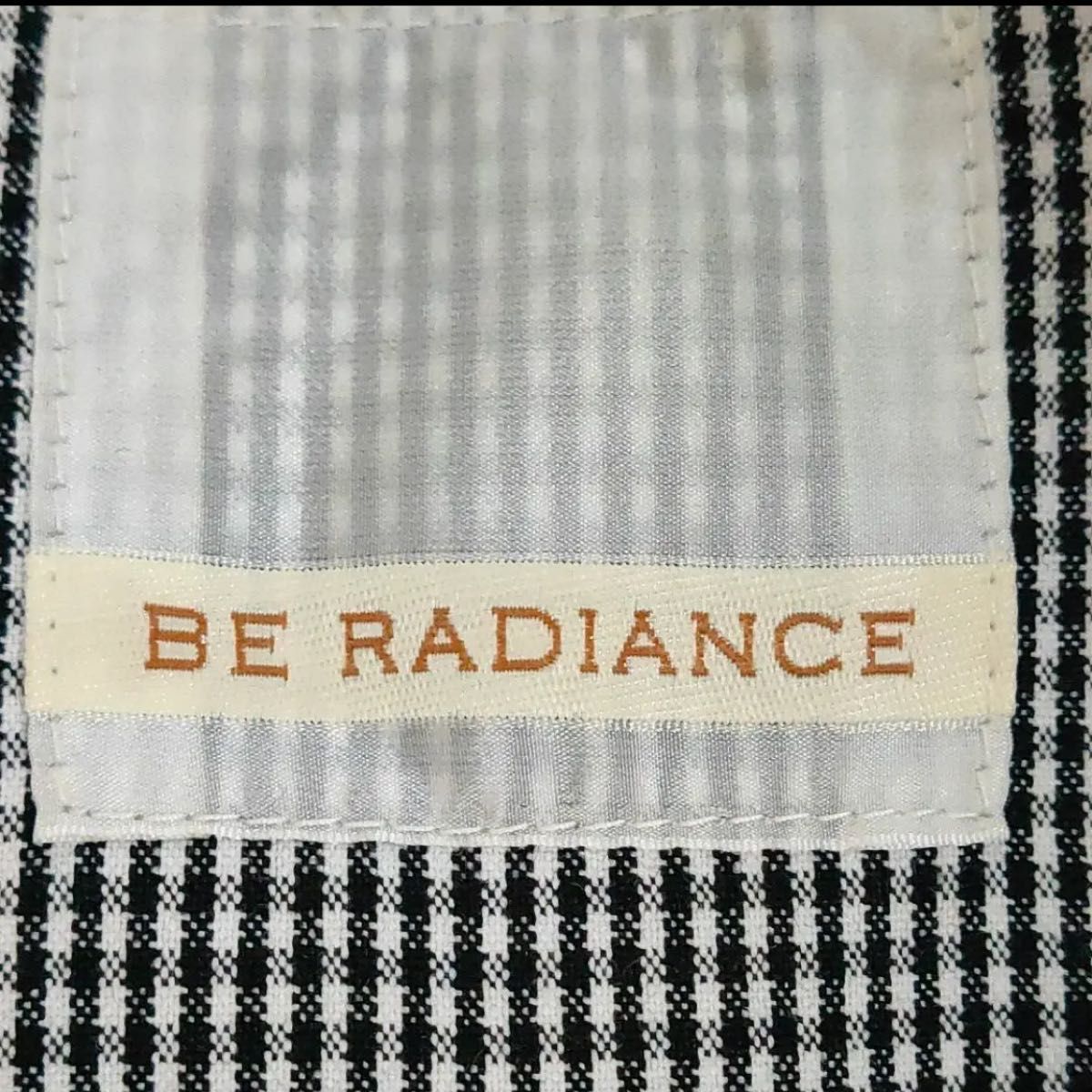 BE RADIANCE トレンチコート　ギンガムチェック