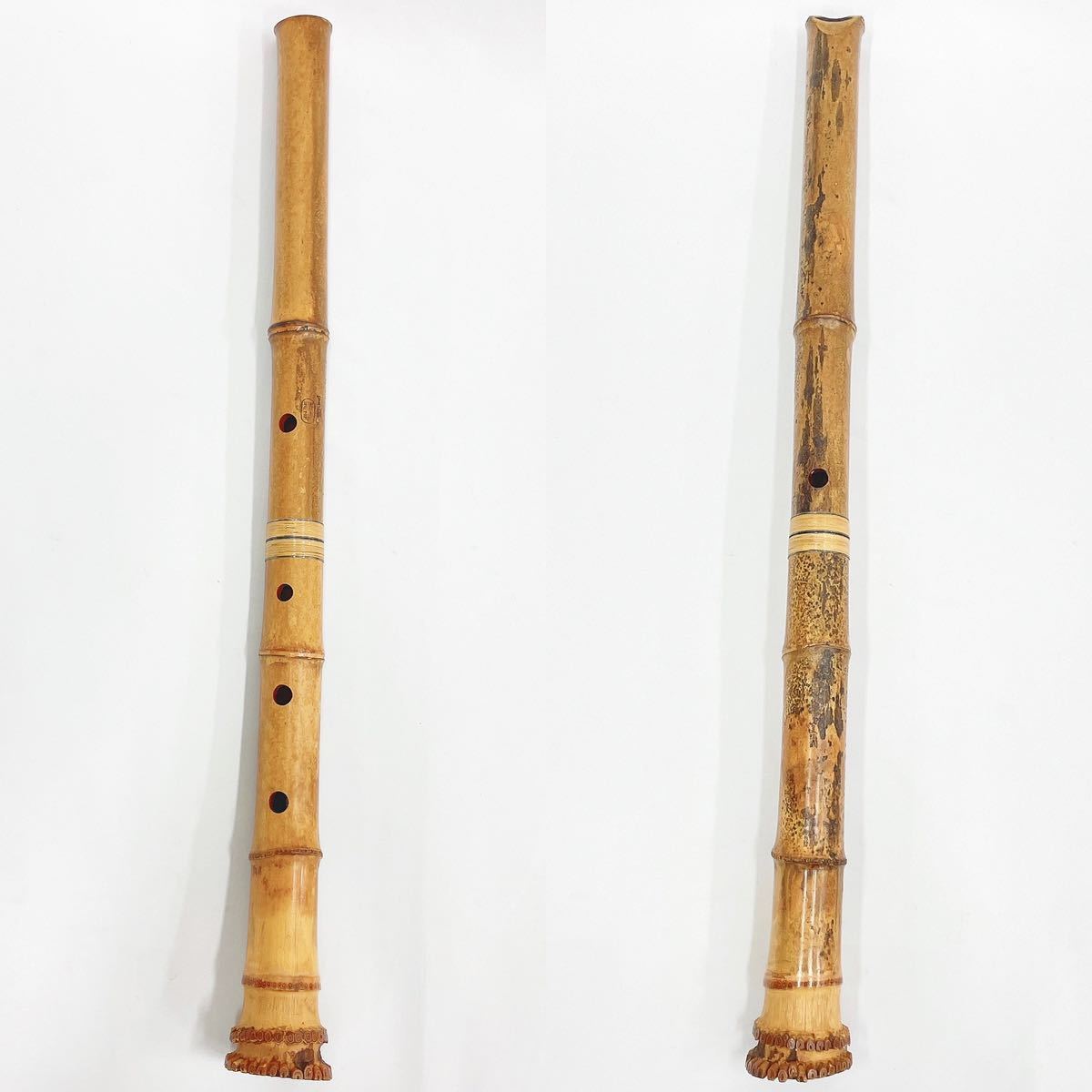 尺八 都山流 精華 篁山調 全長約61.5cm 和楽器 伝統楽器 R尼0111