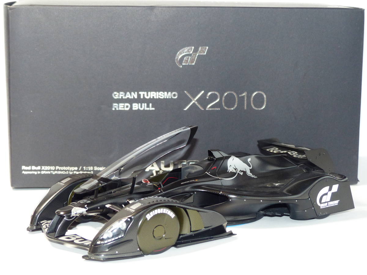 未展示】希少!◇AUTOart 1/18 GRAN TURISMO Red Bull X2010 Prototype