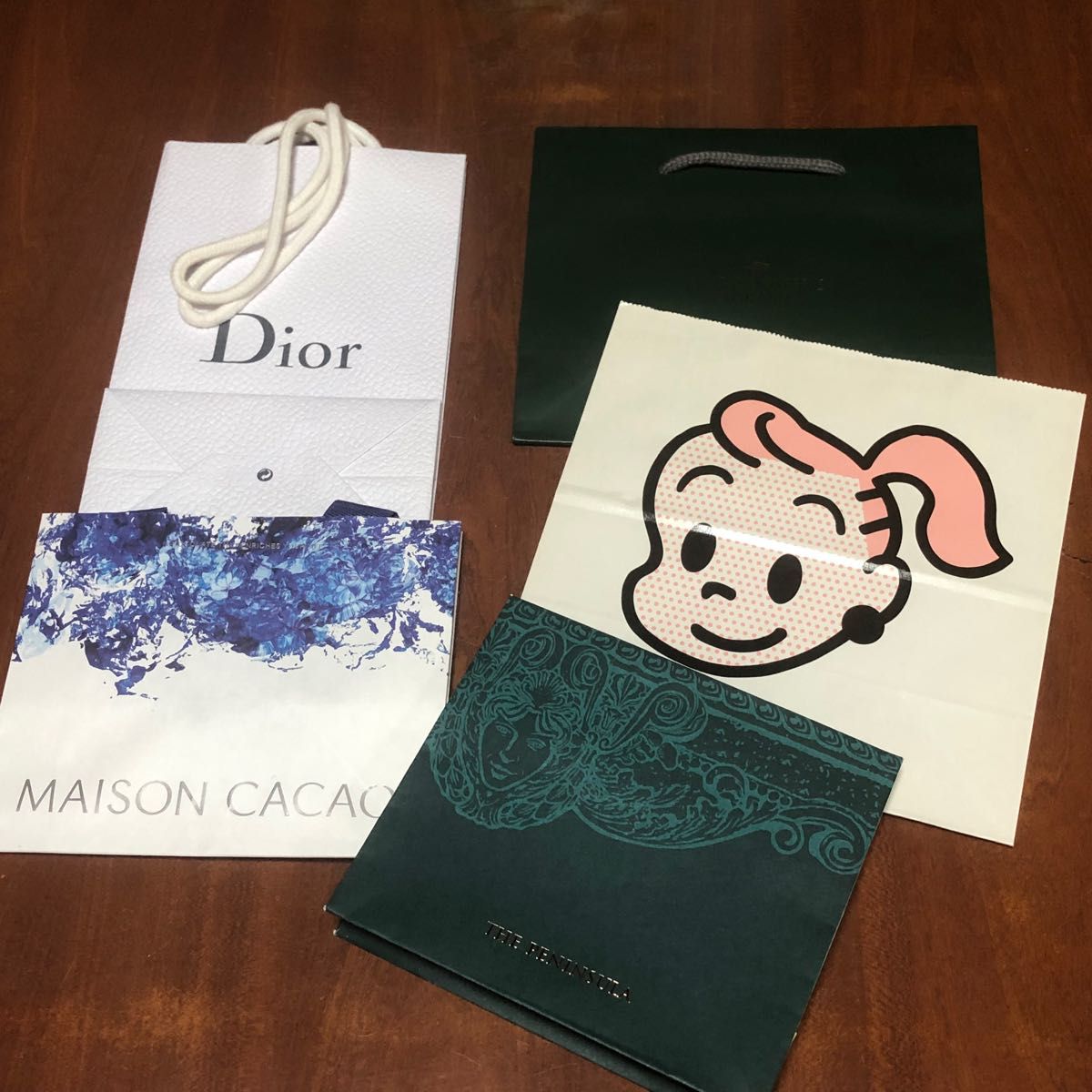 ショッパーバッグ　小型サイズ　バラエティセット Dior   ブランド紙袋    ショップ袋   ショッパー