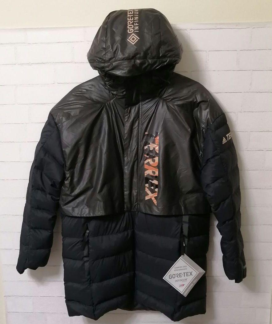 新品】adidas Terrex MYSHELTER Down ゴア M 黒 アウトドア、キャンプ