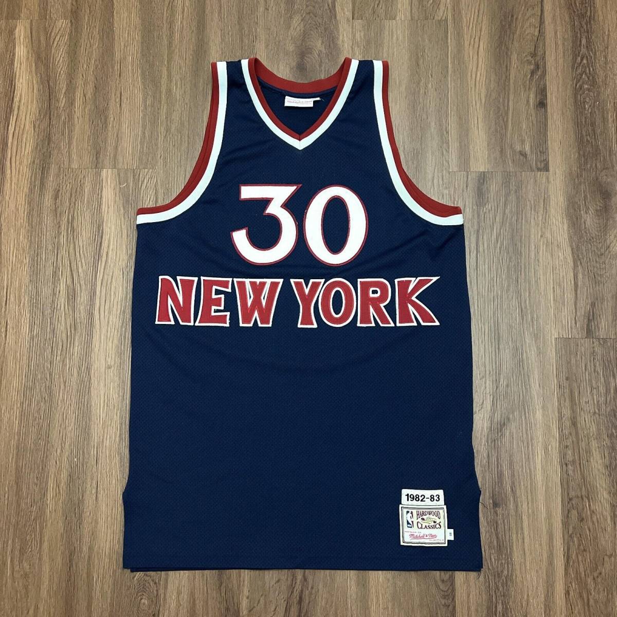 100% Authentic Bernard King Mitchell Ness 82 83 Knicks Jersey Size 48 XL Mens 海外 即決