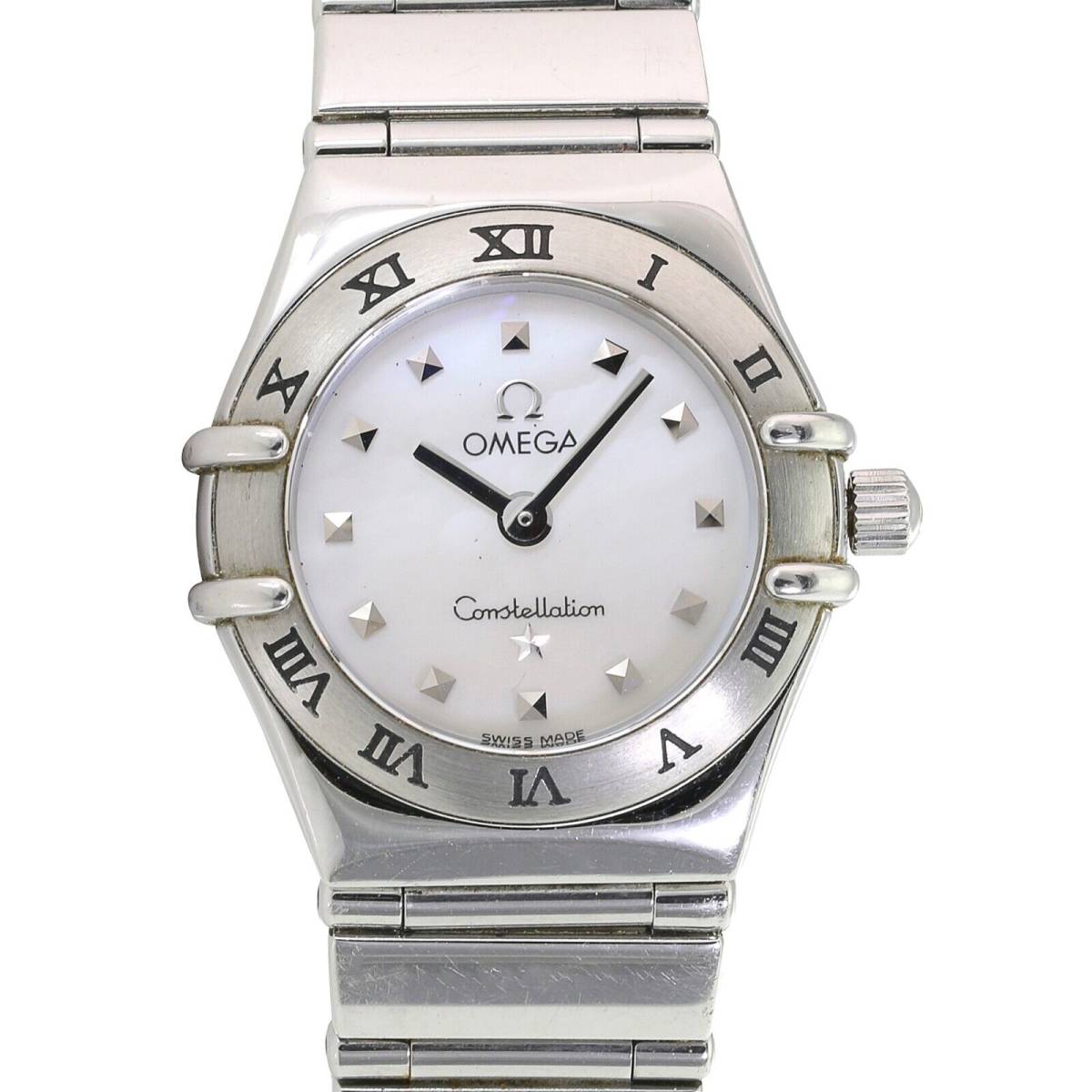 Omega Constellation Womens Watch Mother of Pearl Dial Stainless Steel COMPLETE 海外 即決