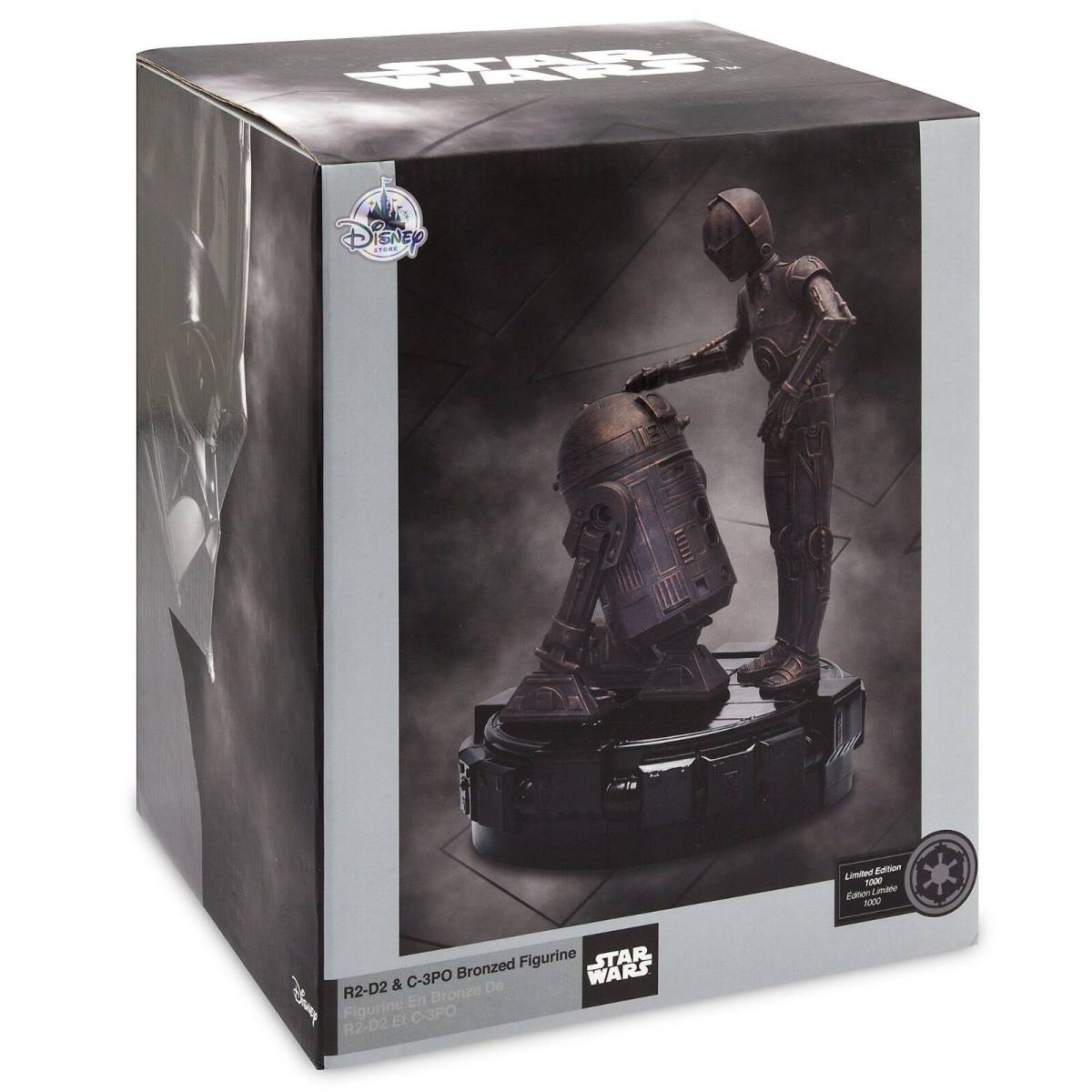 R2-D2 & C-3PO Bronzed Statue Figurine Limited Edition 1000 Star Wars Figure Set 海外 即決