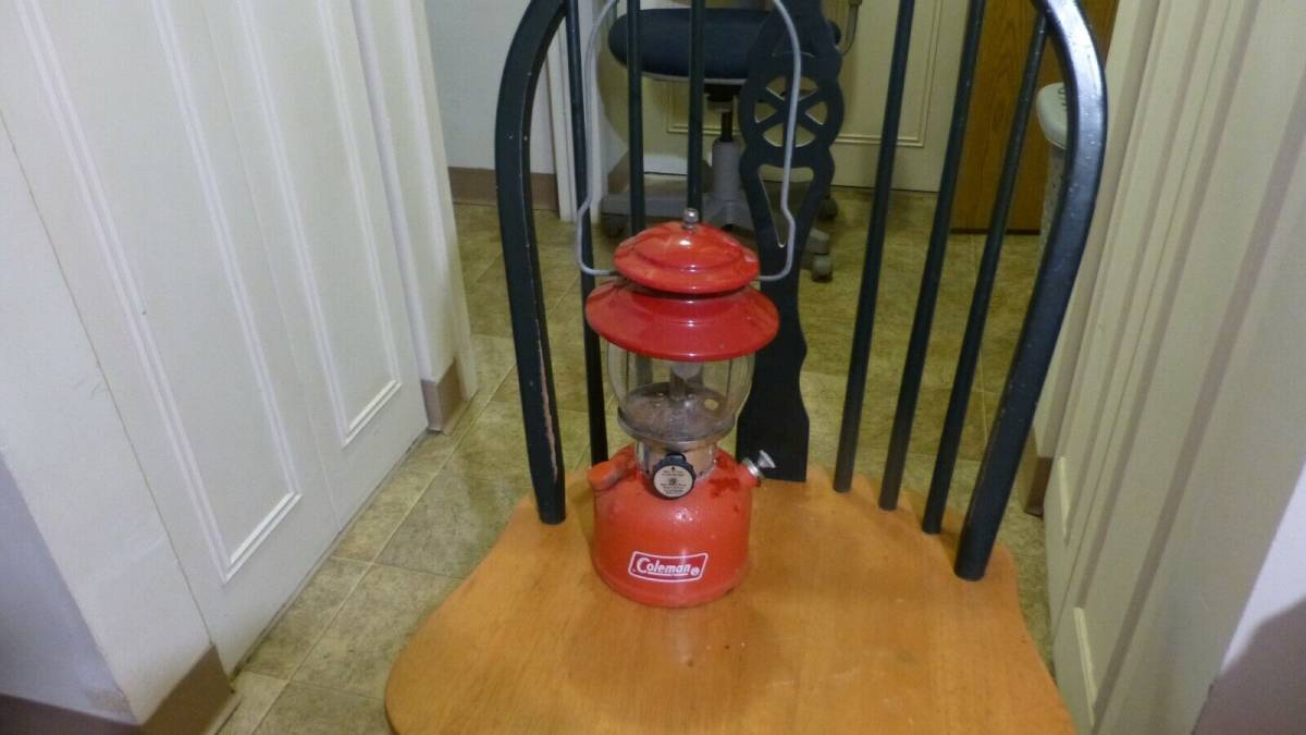 Coleman 200A Single Lantern Mantel 海外 即決 1966 Red 代行 ...