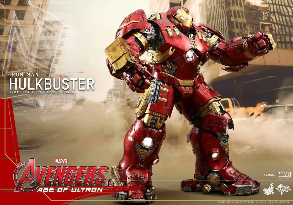 Hot Toys Hulkbuster 1.0 MISB NEW MMS285 1/6 Avengers Age of Ultron Figure 海外 即決