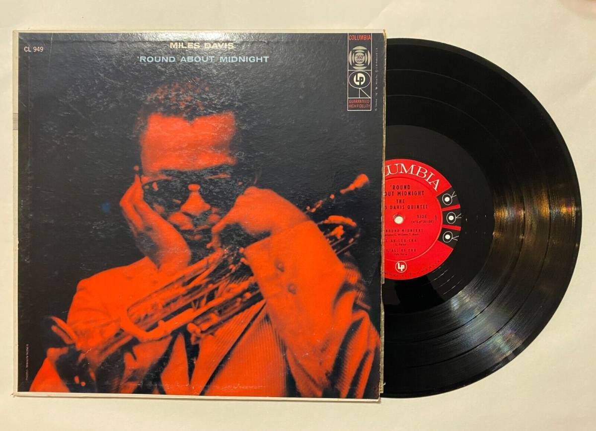 Miles Davis - Round About Midnight / CL 949 Columbia ジャズ LP 6 Eye 1A stampers 海外 即決