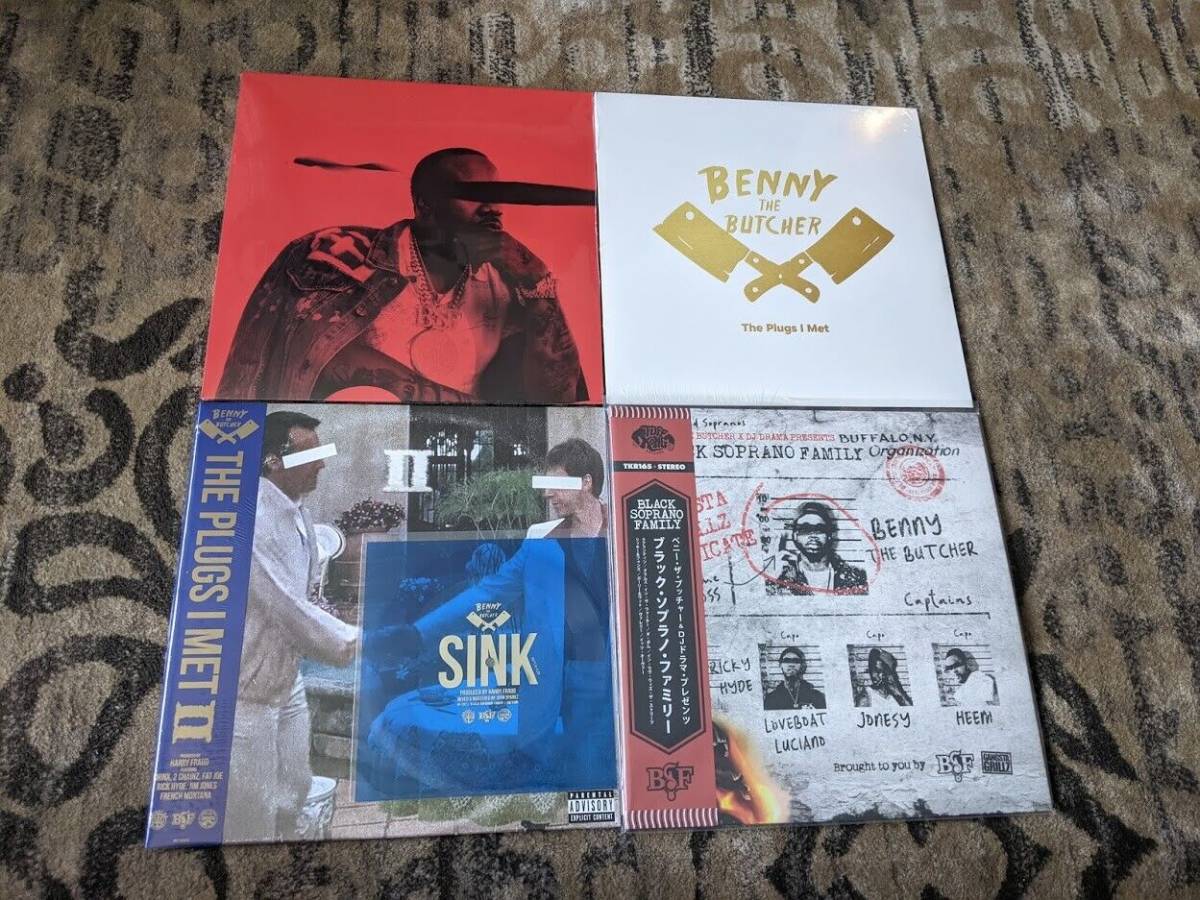 Benny the Butcher Vinyl Collection NEW レア & Limited Color Pressings OBI Flexi 海外 即決