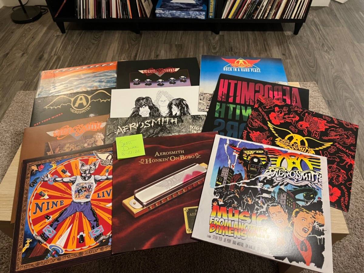 Aerosmith Vinyl Record Bundle 海外 即決