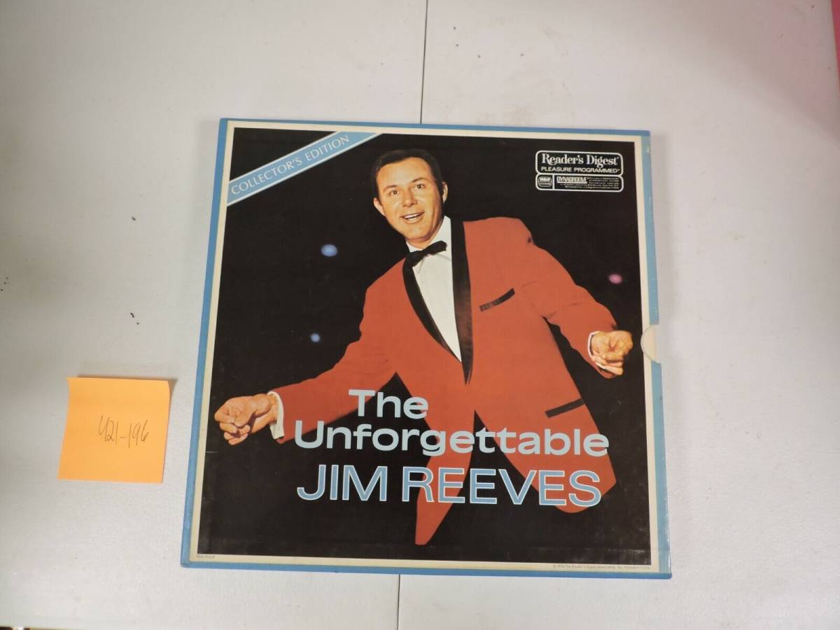 Vintage Reader's Digest The Unforgettable Jim Reeves 6 LP Vinyl Records 海外 即決
