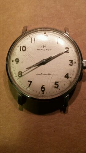 Vintage Hamilton Men's Wristwatch Watch Automatic Stainless Steel 1960's WORKS!! 海外 即決