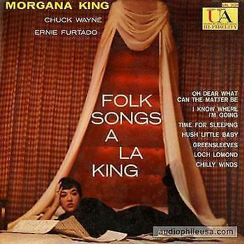 Morgana King - Folk Songs A La King - Used Vinyl Record - C132A 海外 即決