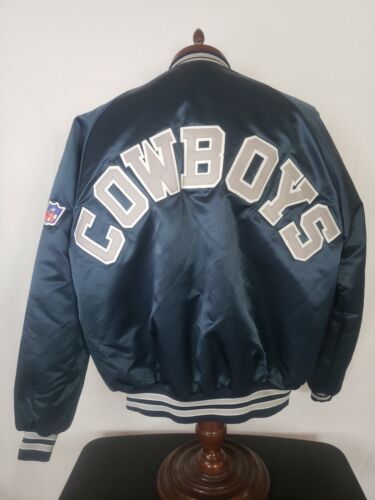 ??Vintage Chalk Line XL Dallas Cowboys Starter Style Spellout Rare Jacket EUC 海外 即決