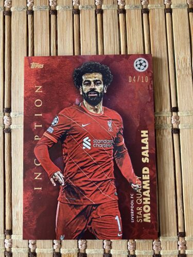 2022 Topps Inception Mohamed Salah /10 Red 海外 即決