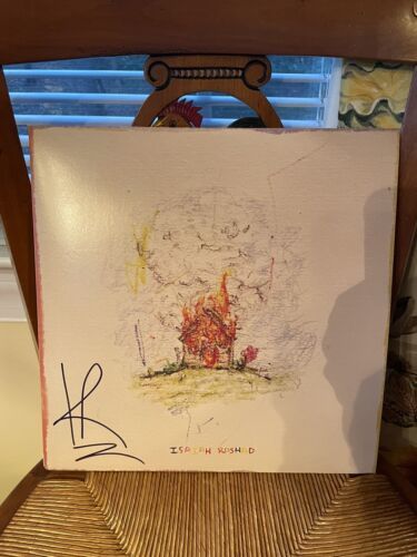 Isaiah Rashad The House Is Burning LP Official TDE Vinyl Record Autographed 海外 即決
