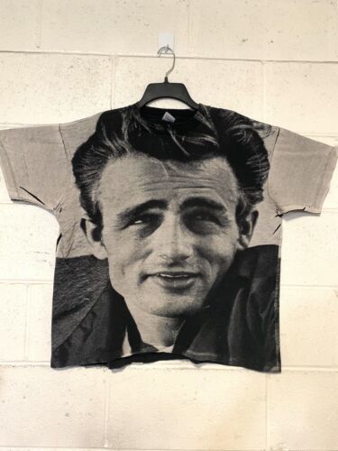 Vintage 90s James Dean All Over Print Tshirt 海外 即決