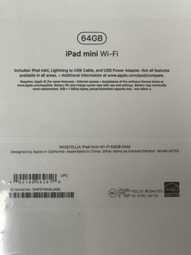 Apple - 7.9-Inch iPad mini (5th Generation) with Wi-Fi - 64GB - Gold MUQY2LL/A 海外 即決 - 4