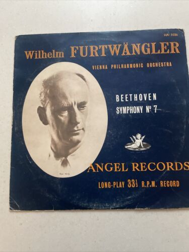 Wilhelm Furtwangler Beethoven シンフォニー No.7インチ Angel Records HA 1036 Tokyo Shibaura 海外 即決