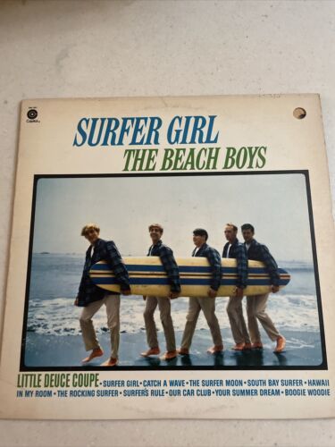 Beach Boys Surfer Girl 12”Vinyl Record LP 1963 ‘Masteレッド / By Capitol Orig’Mono 海外 即決