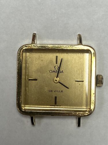Omega De Ville gold plated watch (head only) Womens 海外 即決