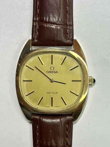 OMEGA Omega De Ville 111.0139 Cal625 Manual Winding Men's Watch Gold Plated 海外 即決