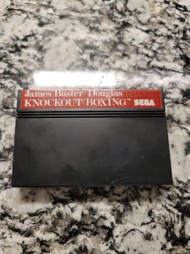 1990 Sega Master System James "Buster" Douglas Knockout Boxing cartridge GRAIL! 海外 即決
