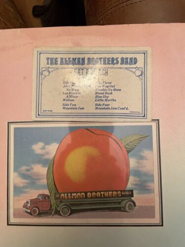 The Allman Brothers Band Eat A Peach オリジナル 1972 LP First Edition 海外 即決