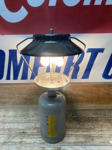 Coleman Double Mantle 5154 Propane Lantern Tested Works No Globe ...