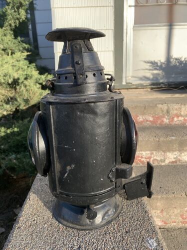 Railroad Bell Bottom Caboose Marker Lamp Dressel Mfg. 海外 即決 - 2
