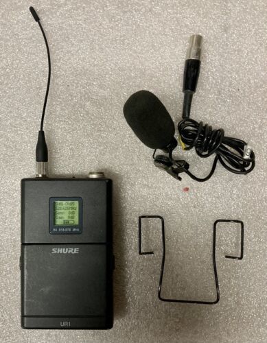 SHURE UR1 H4 518-578 MHz Wireless Bodypack Transmitter for UR4D UR4S H4 Band 海外 即決