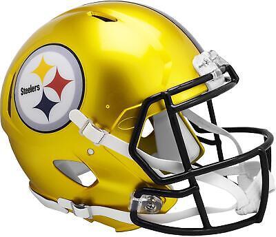 Steelers Unsigned Riddell FLASH Alternate Revolution Speed Auth. Football Helmet 海外 即決
