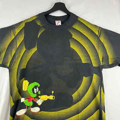 Vintage 90s Marvin the Martian AOP t shirt XL 海外 即決 - 1